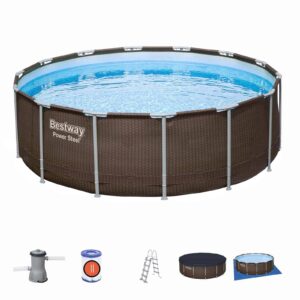 Bestway 4.27m x 1.22m Rattan Frame Pool Set