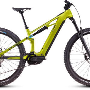 Cube Stereo Hybrid ONE44 HPC Race 800 verde neón y azul