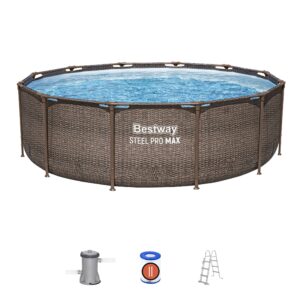 Conjunto de Piscina Desmontable Steel Pro MAX Bestway 3.66 m x 1.00 m